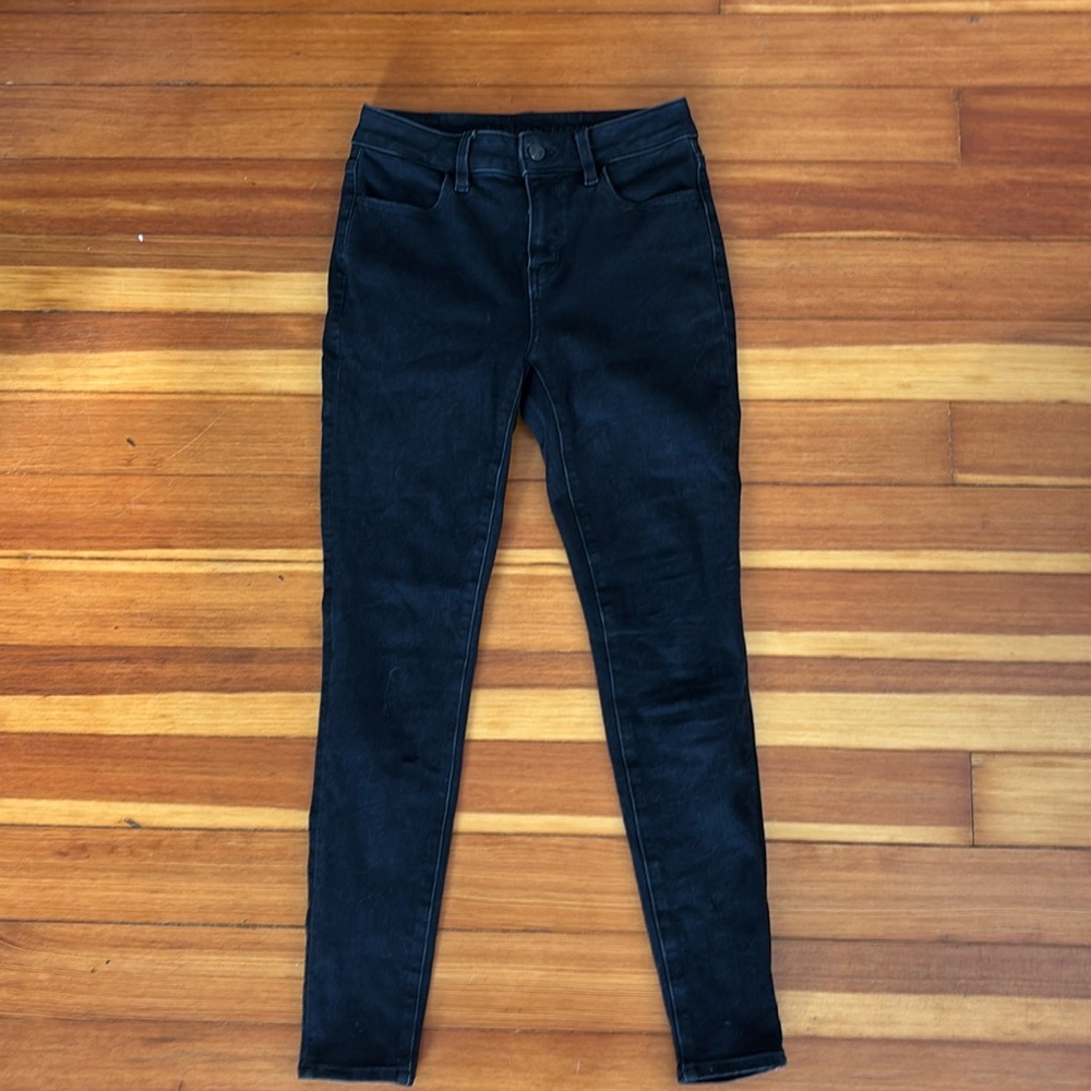 American Eagle Dream Stretch Black Skinny Jeans